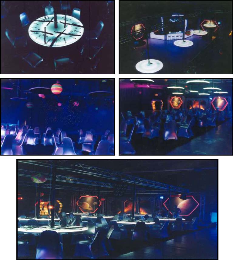 Flying Illuminated Tables